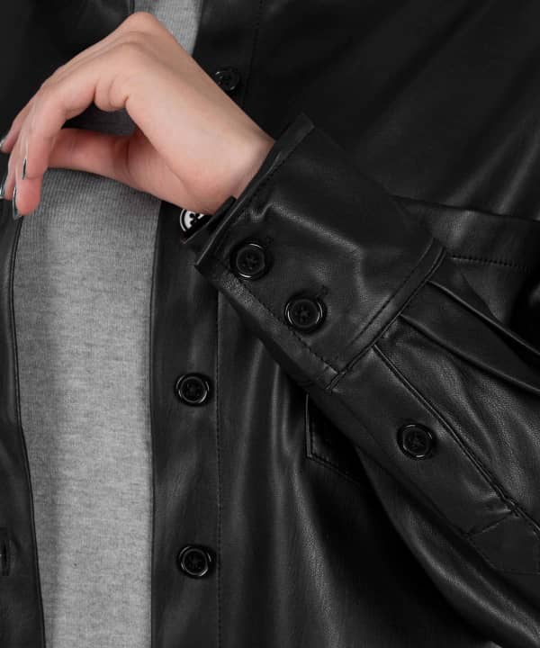 مانتو چرم زنانه جوتی جینز JootiJeans کد 23731309 - 4