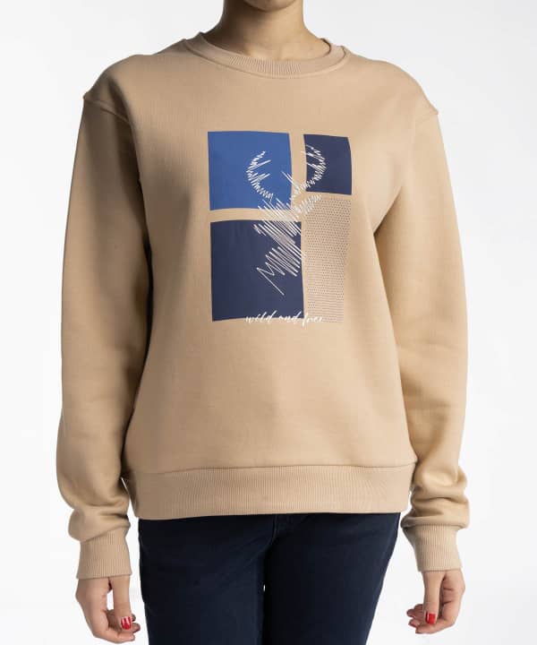 سویشرت یقه گرد زنانه جوتی جینز JootiJeans کد 23771348 - 0