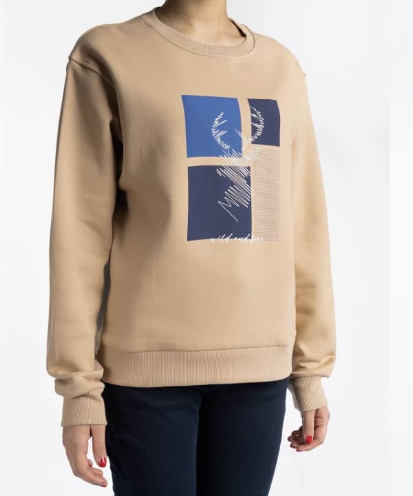 سویشرت یقه گرد زنانه جوتی جینز JootiJeans کد 23771348 - 1