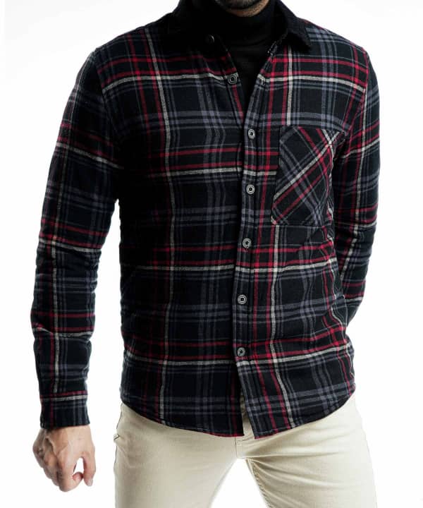 پیراهن زمستانی مردانه جوتی جینز JootiJeans کد 23531023 - 0