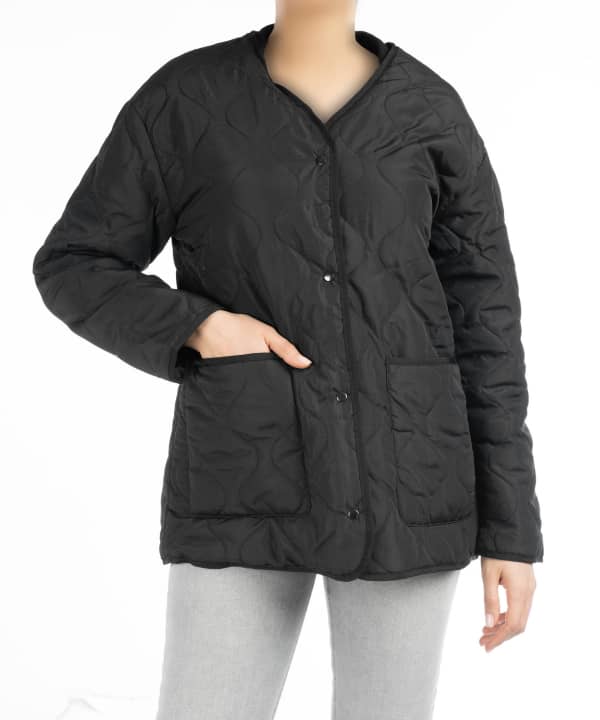 کاپشن دو لایه زنانه جوتی جینز Jooti Jeans کد 23722655 - 3