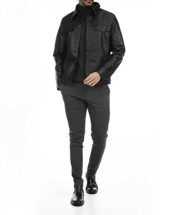 کت چرم مردانه جوتی جینز JootiJeans کد 34521108 - 1