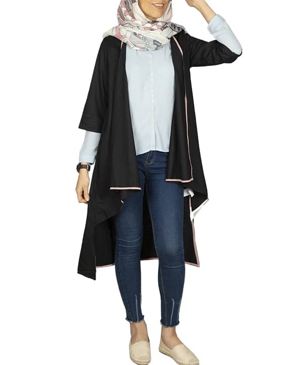 مانتو آستین سه ربع جوتی جینز Jootijeans - 2
