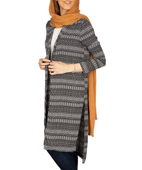 مانتو طرح دار جوتی جینز Jootijeans - 2