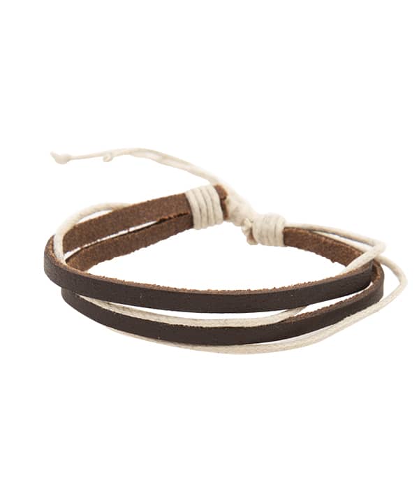 دستبند مردانه چرم و مهره جوتی جینز Jootijeans - 2