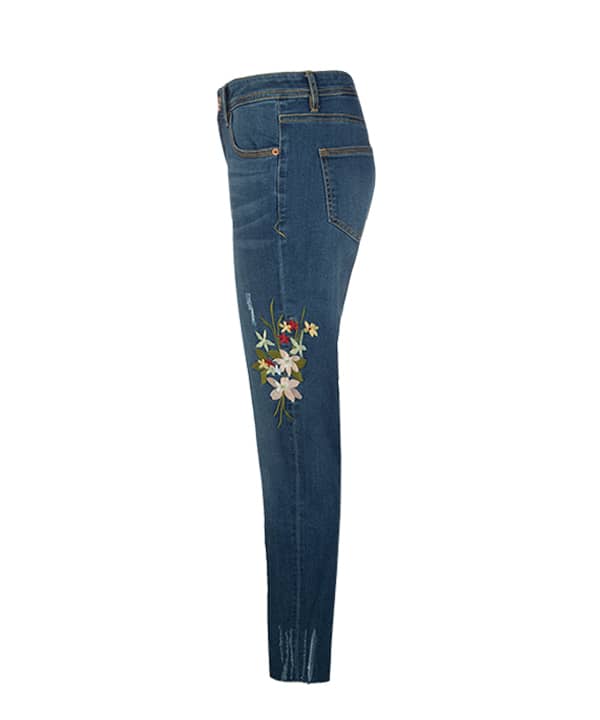 شلوار جین زنانه گلدوزی جین وست Jeanswest - 1