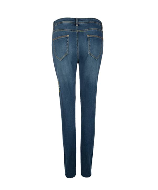 شلوار جین زنانه گلدوزی جین وست Jeanswest - 2