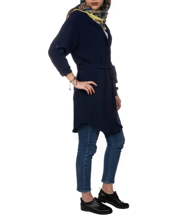 مانتو کمربند دار زنانه جوتی جینز Jootijeans - 1