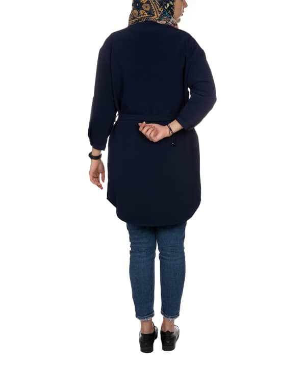 مانتو کمربند دار زنانه جوتی جینز Jootijeans - 2