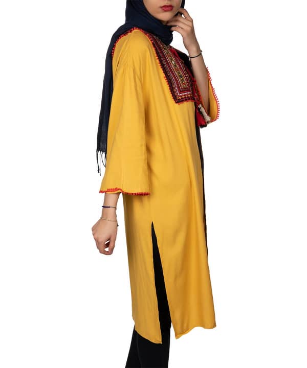 مانتو طرح دار زنانه جوتی جینز Jootijeans - 1