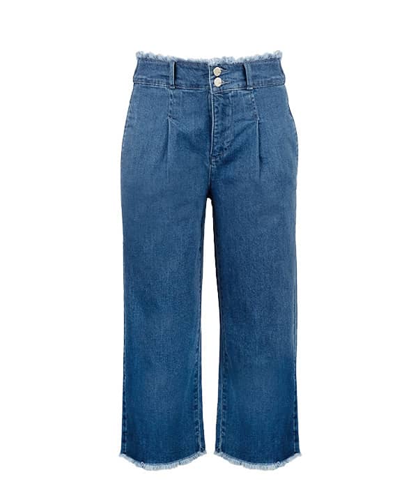 شلوار جین کوتاه زنانه راسته جین وست Jeanswest - 0