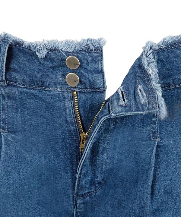 شلوار جین کوتاه زنانه راسته جین وست Jeanswest - 3