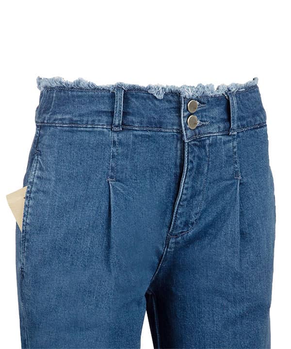 شلوار جین کوتاه زنانه راسته جین وست Jeanswest - 4