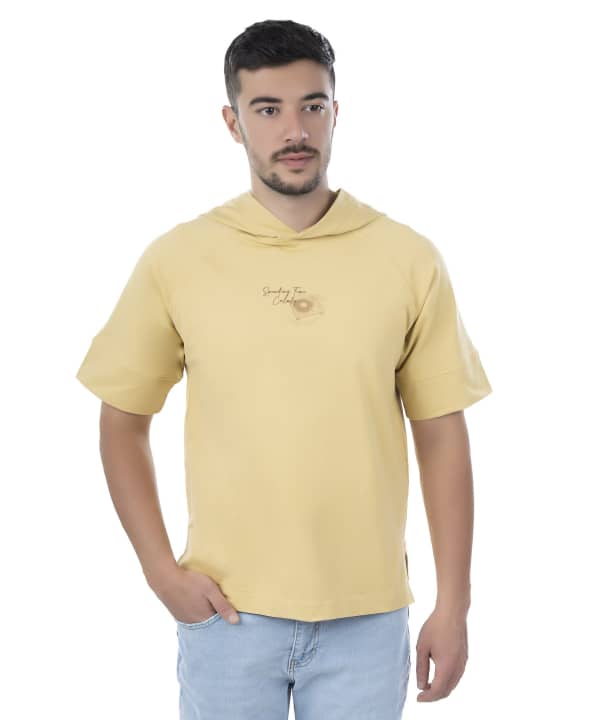 هودی آستین کوتاه مردانه جوتی جینز JootiJeans کد 51573540 - 0