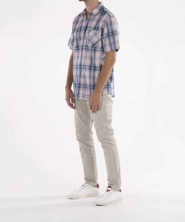 پیراهن چهارخانه مردانه جوتی جینز JootiJeans کد 04533102 - 1