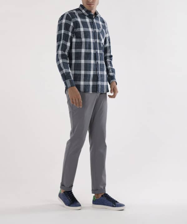 پیراهن چهارخانه مردانه جوتی جینز JootiJeans کد 11531108 - 3