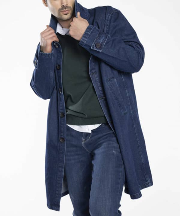 کت بلند جین مردانه جوتی جینز JootiJeans کد 04522602 - 0