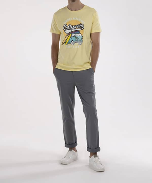 تیشرت یقه گرد مردانه جوتی جینز JootiJeans کد 11573032 - 1
