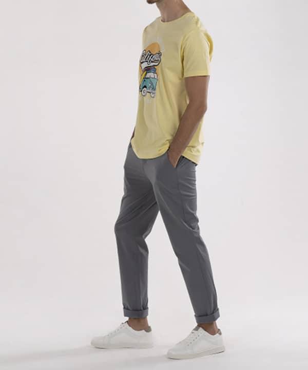 تیشرت یقه گرد مردانه جوتی جینز JootiJeans کد 11573032 - 4