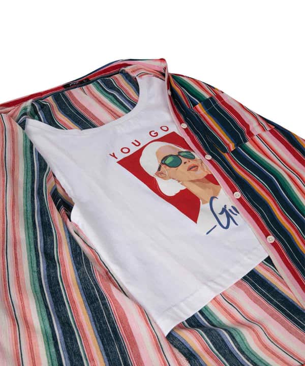 شومیز زنانه طرح دار جوتی جینز JootiJeans مدل 02732311 - 3