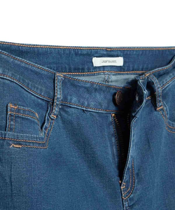 شلوار جین کوتاه زنانه جین وست Jeanswest مدل 92287502 - 2