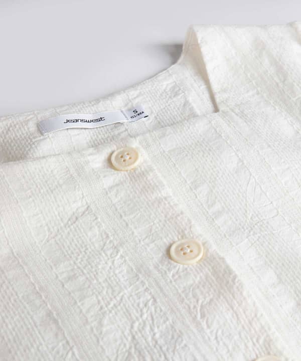 بلوز زنانه آستین کوتاه جین وست Jeanswest مدل 01233501 - 3