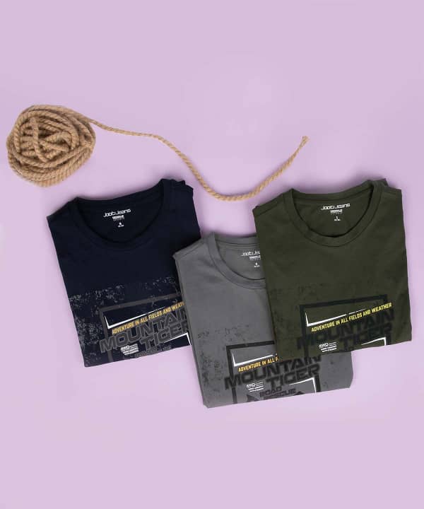 تیشرت مردانه طرح دار جوتی جینز JootiJeans کد 01573901 - 3