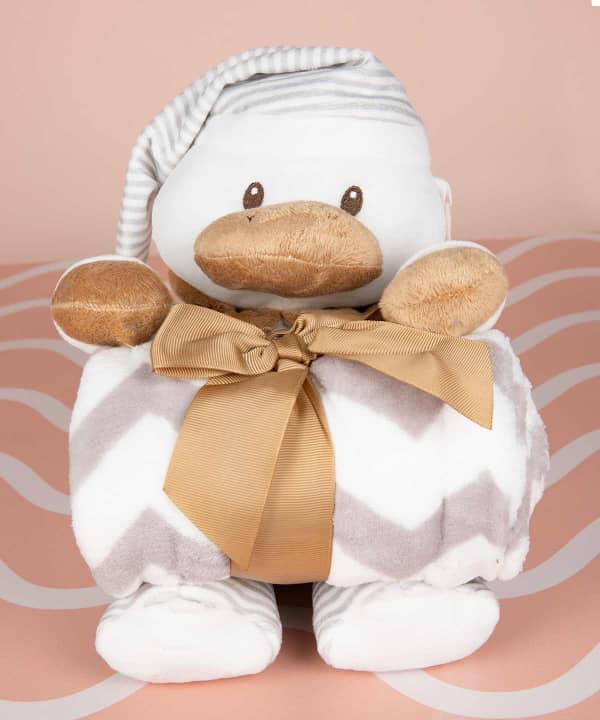 عروسک و پتو نوزاد دکو Deco مدل Duck - 0