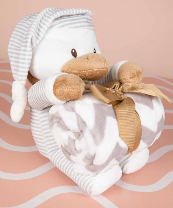 عروسک و پتو نوزاد دکو Deco مدل Duck - 1