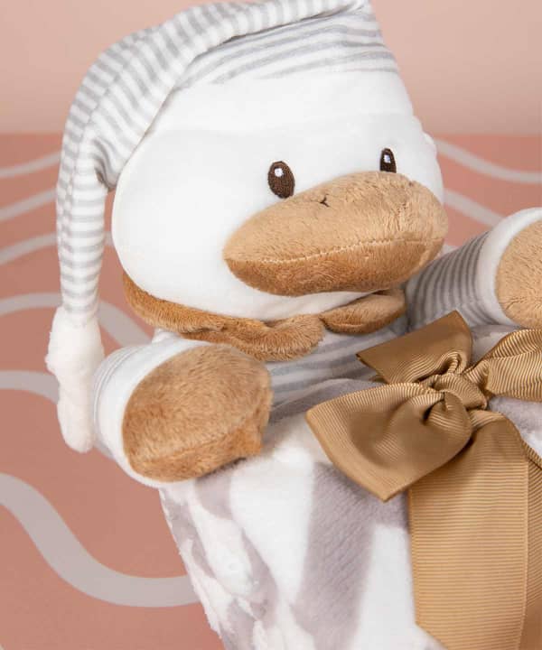 عروسک و پتو نوزاد دکو Deco مدل Duck - 3
