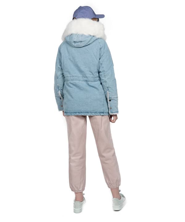 کاپشن جین زنانه جین وست Jeanswest کد 94222551 - 4