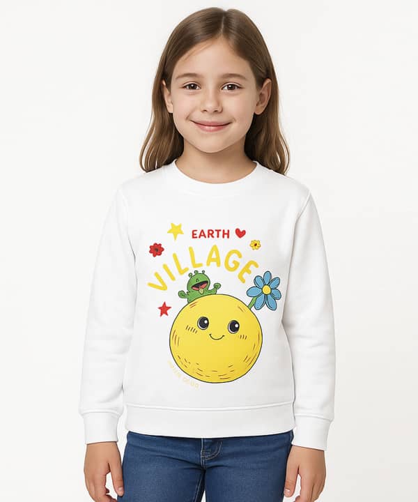 سویشرت نخی دخترانه بالنو مدل 8222303G013 - 0