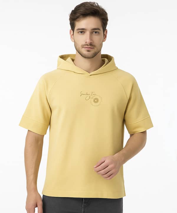 هودی آستین کوتاه مردانه جوتی جینز JootiJeans کد 51573540 - 0