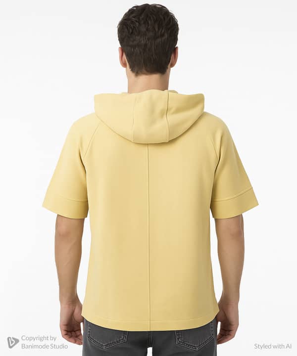 هودی آستین کوتاه مردانه جوتی جینز JootiJeans کد 51573540 - 1
