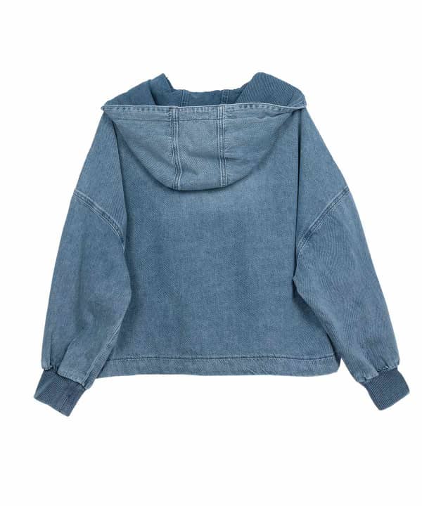 سویشرت جین زنانه جین وست Jeanswest کد 01222552 - 4