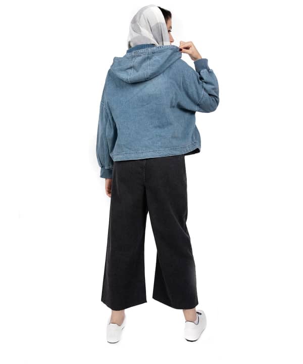 سویشرت جین زنانه جین وست Jeanswest کد 01222552 - 3