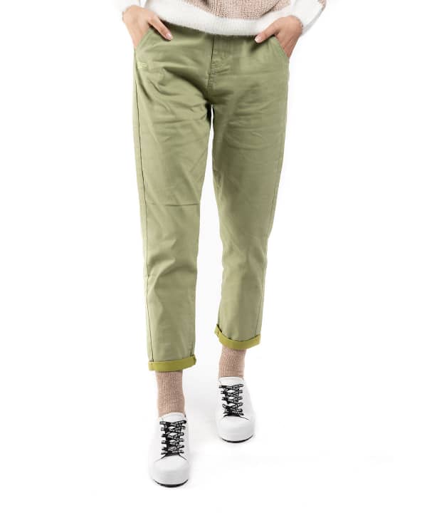 شلوار کتان زنانه جین وست Jeanswest مدل 01251505 - 1
