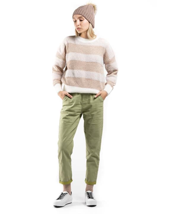 شلوار کتان زنانه جین وست Jeanswest مدل 01251505 - 5