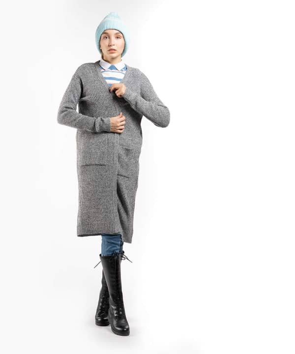 مانتو بافت زنانه جوتی جینز JootiJeans کد 04791616 - 4