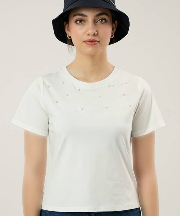 تیشرت زنانه جین وست کد 52273529 - 0