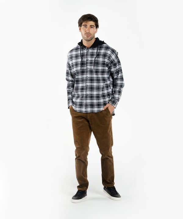 پیراهن مردانه کلاه دار جوتی جینز JootiJeans کد 04531051 - 4