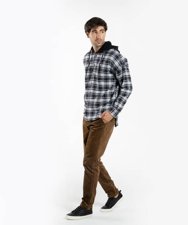 پیراهن مردانه کلاه دار جوتی جینز JootiJeans کد 04531051 - 5