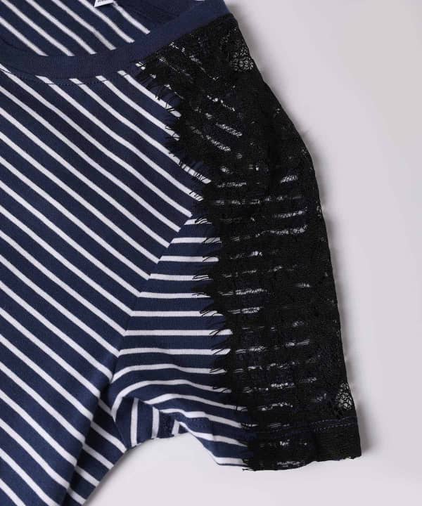 تیشرت راه راه زنانه جین وست Jeanswest کد 92273514 - 2