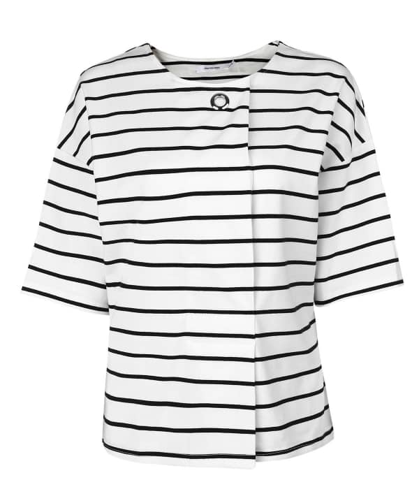 تیشرت راه راه زنانه جین وست Jeanswest کد 01273514 - 0