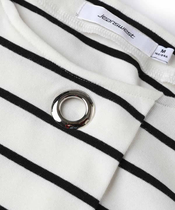 تیشرت راه راه زنانه جین وست Jeanswest کد 01273514 - 3