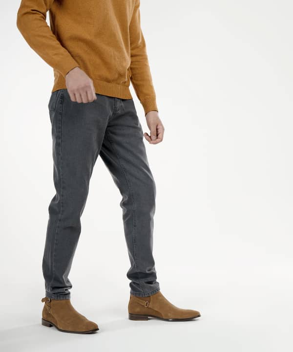 نیم بوت مردانه چرم طبیعی جیر جوتی جینز JootiJeans کد 04851503 - 3