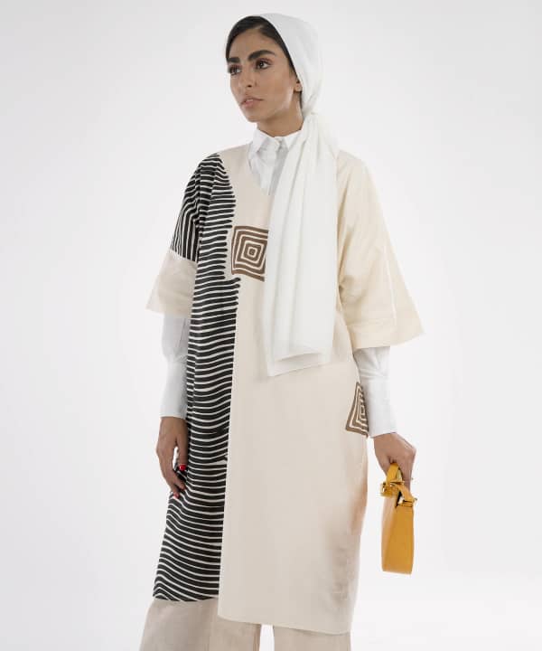 مانتو تابستانه جوتی جینز JootiJeans کد 01732611 - 4