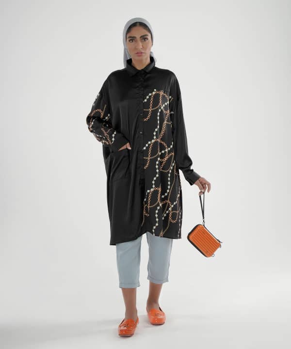 مانتو تابستانی زنانه جوتی جینز JootiJeans کد 01732629 - 1