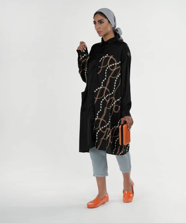مانتو تابستانی زنانه جوتی جینز JootiJeans کد 01732629 - 2