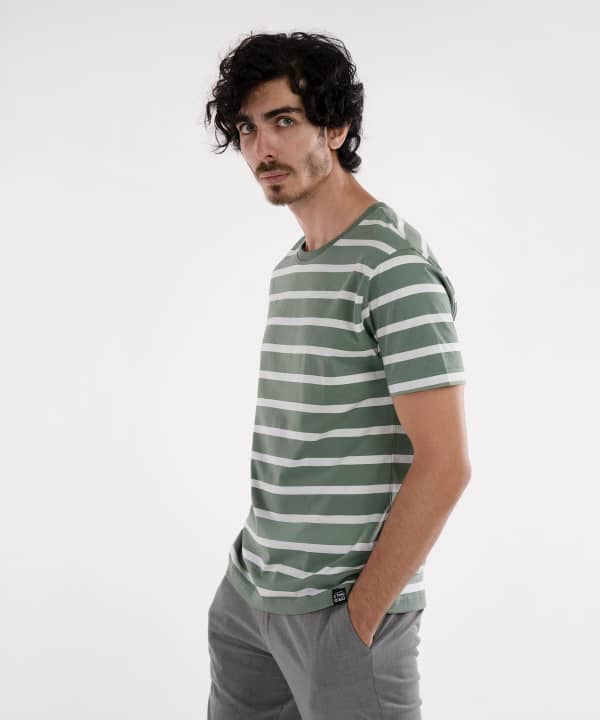 تیشرت یقه گرد مردانه جین وست Jeanswest کد 01173505 - 1